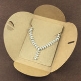 20pcs Paperboard Envelope + 20pcs Necklace display card 15x10