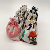 20pcs Jute Bag Drawstring Christmas Gift Bags Wedding Pouches Diy