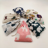 20pcs Jute Bag Drawstring Christmas Gift Bags Wedding Pouches Diy
