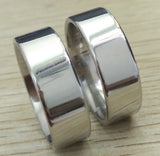 20pcs 316L Stainless Steel High Polished Rings Men Women Band Jewelry