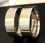 20pcs 316L Stainless Steel High Polished Rings Men Women Band Jewelry