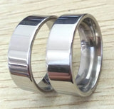 20pcs 316L Stainless Steel High Polished Rings Men Women Band Jewelry