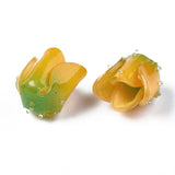 20pcs Plastic Flower Beads for DIY Jewelry Making Crafts Decor