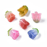 20pcs Plastic Flower Beads for DIY Jewelry Making Crafts Decor
