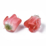 20pcs Plastic Flower Beads for DIY Jewelry Making Crafts Decor