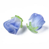 20pcs Plastic Flower Beads for DIY Jewelry Making Crafts Decor