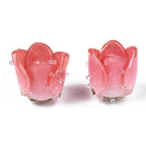 20pcs Plastic Flower Beads for DIY Jewelry Making Crafts Decor