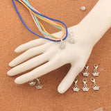 20pcs Princess Crown Charm Beads 23.9x13.2mm DIY Jewelry C029