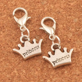 20pcs Princess Crown Charm Beads 23.9x13.2mm DIY Jewelry C029