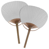 20pcs Bamboo Handle Blank Calligraphy Painting Fan