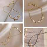 20pcs Brass Slider Chain Bracelet with Rhinestone DIY Accessories