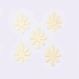 20pcs Raw Brass Flower Charms Pendant DIY Jewelry Necklace Making Sunflower