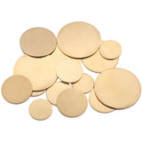 20pcs Raw Brass Round Stamping Blank Tag Disc Charms Plate Jewelry Findings