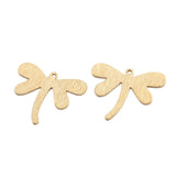 20pcs Raw Brass Dragonfly Earrings Charms DIY Jewelry Making Findings