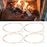 20pcs Red Copper Welding Rods Low Temperature 0.04in Round Brazing Rods