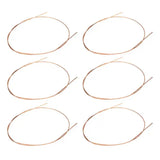 20pcs Red Copper Welding Rods 0.04in Low Temp Round Brazing Rods