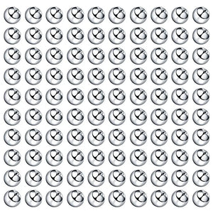 20pcs Steel Replacement Balls for Body Jewelry Piercings