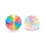 20pcs Resin 3D Umbrella Pendants Charms for Necklace Jewelry Making DIY Crafts