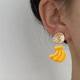 20pcs Resin Banana Charms for DIY Bracelet Necklace Keychain Making