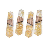 20pcs Resin Wood Earring Charms for Jewelry Making DIY