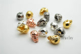 20pcs Skull Head Beads Gun Rose Alloy Beads for Jewelry Making