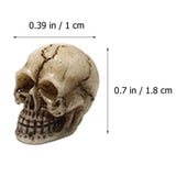 20pcs Mini Skull Model Toys Modern Funny Collection DIY Halloween Decoration