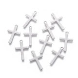 20pcs Cross Charms Stainless Steel Pendants for DIY Jewelry Making
