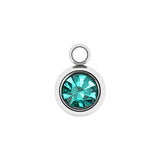 20pcs Stainless Steel Birthstone Charm Beads for DIY Jewelry Making