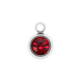 20pcs Stainless Steel Birthstone Charm Beads for DIY Jewelry Making