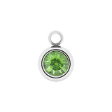 20pcs Stainless Steel Birthstone Charm Beads for DIY Jewelry Making