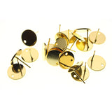 20pcs Stainless Steel Blank Post Earring Studs Pins for Jewelry Findings