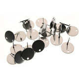 20pcs Stainless Steel Blank Post Earring Studs Pins for Jewelry Findings