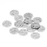 20pcs Stainless Steel Disc Charms Round Tags DIY Jewelry Making