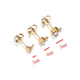 20pcs Stainless Steel Earring Pins for DIY Jewelry