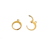 20pcs Gold-Plate Tone Earring Hooks for DIY Jewelry Making