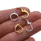 20pcs Gold-Plate Tone Earring Hooks for DIY Jewelry Making