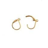 20pcs Gold-Plate Tone Earring Hooks for DIY Jewelry Making