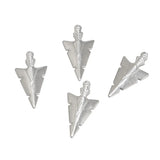 20pcs Stainless Steel Arrow Triangle Pendants Charms For Men