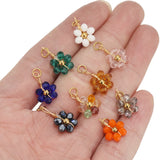 20pcs Stainless Steel Crystal Beads Charms for DIY Jewelry Making