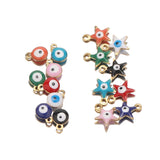 20pcs Stainless Steel Star Eyes Beads Jewelry Making Findings