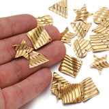 20pcs Stainless Steel Moon LOVE Star Pendants for Earrings DIY