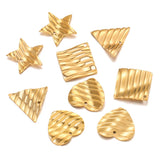 20pcs Stainless Steel Moon LOVE Star Pendants for Earrings DIY