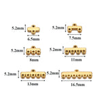 20pcs Stainless Steel Multilayer Necklace Bracelet Clasps Chains for DIY Jewelry