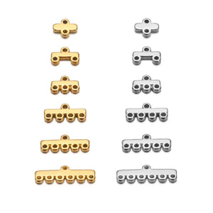 20pcs Stainless Steel Multilayer Necklace Bracelet Clasps Chains for DIY Jewelry