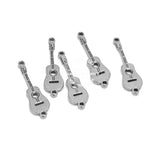 20pcs Stainless Steel Music Note Guitar Charm Connectors 22mm