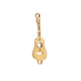 20pcs Stainless Steel Music Note Guitar Charm Connectors 22mm