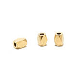 20pcs Stainless Steel Plated 6x4mm Spacer Beads 1.8mm Hole Cube Square