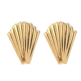 Stainless Steel Shell Earrings Silver Metal Drop Earring DIY Jewelry