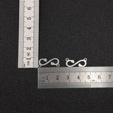 20pcs Stainless Steel Letter S Charms DIY Accessories Bracelet Necklace Pendant