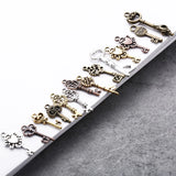 20pcs Steampunk Mixed Keys Charms Vintage Bronze Metal Zinc Alloy